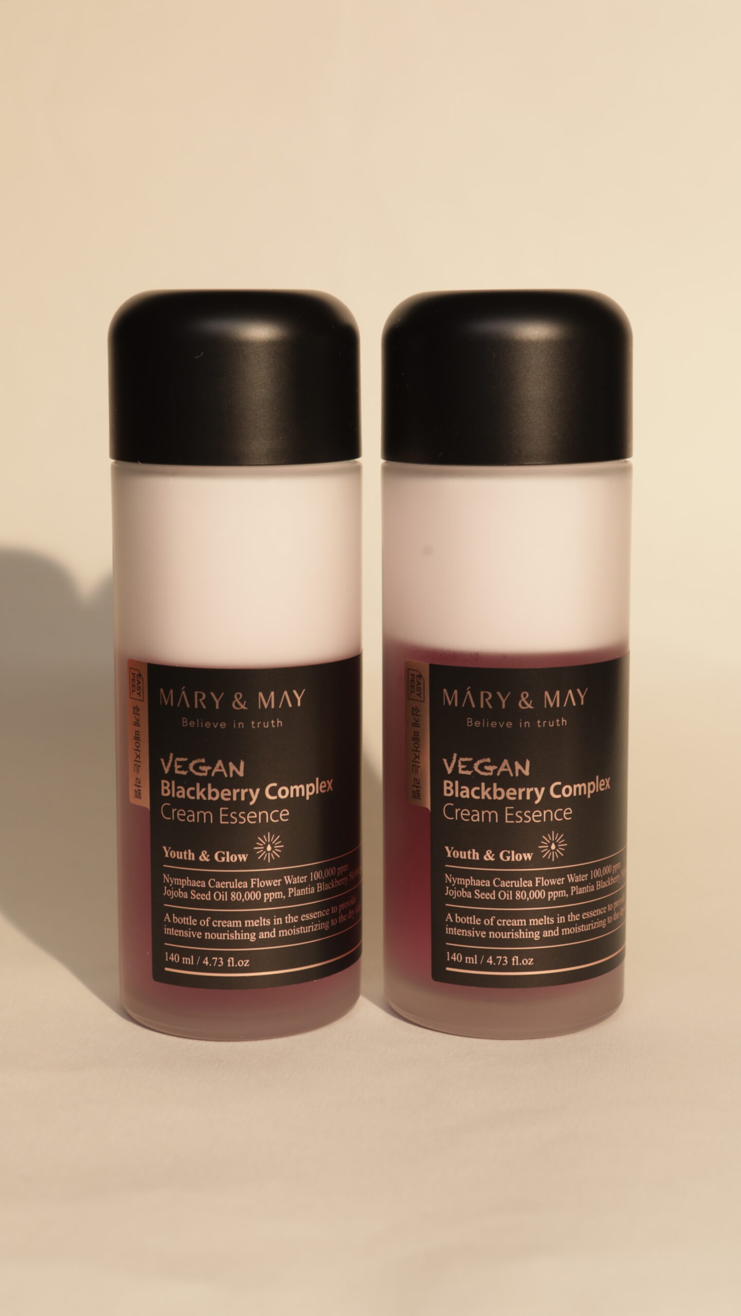Duo Esencia Crema Vegana Complejo De Mora- Vegan Blackberry Complex Cream Essence Mary & May